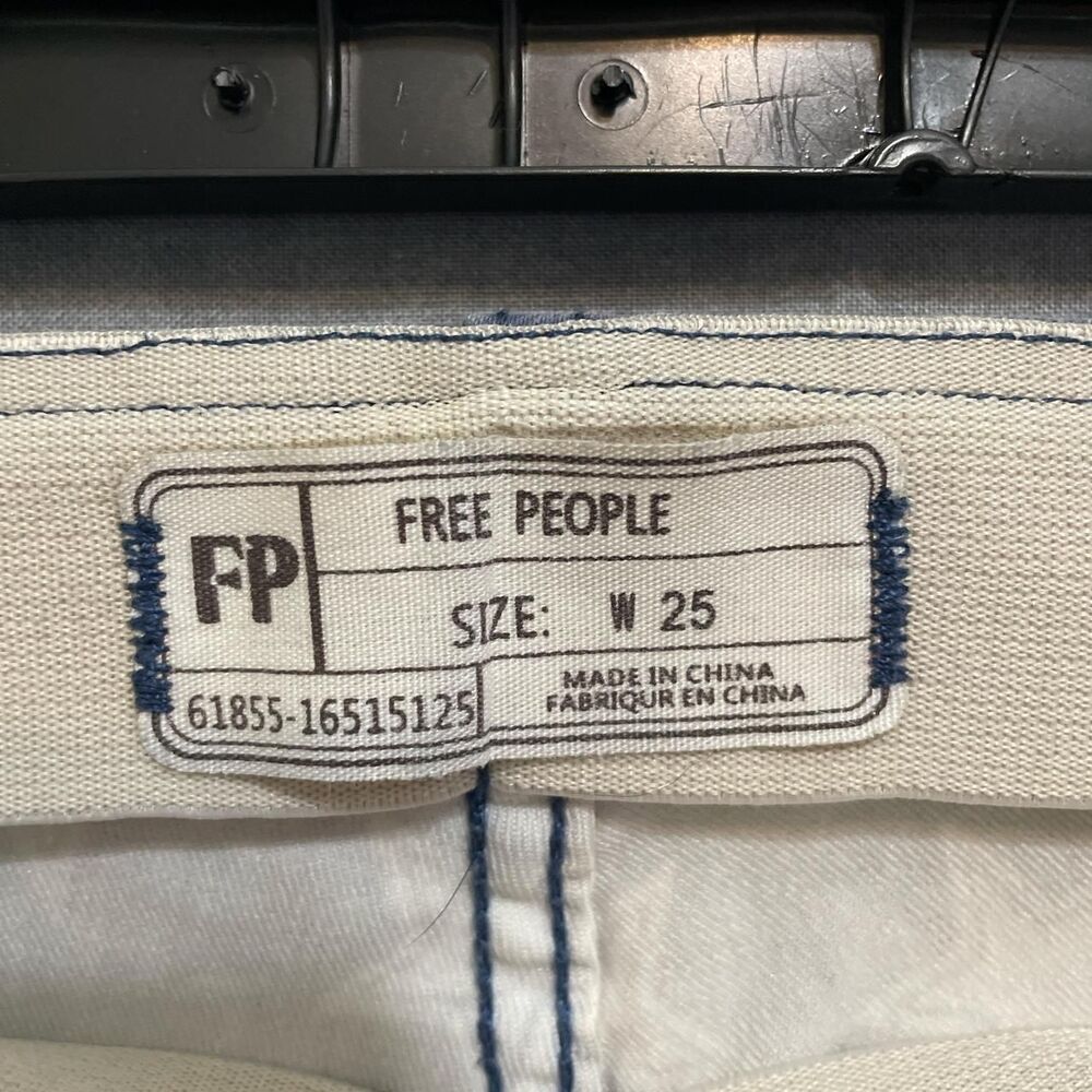 Free People Red, White, and Blue Star Flare Pants - Picture 3 of 8